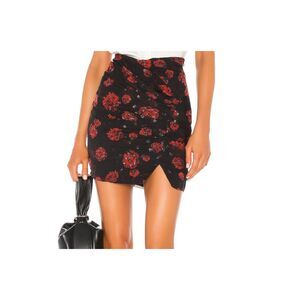 IRO Bootab Chiffon Floral Mini Skirt NWT‎ 34 (US 2)